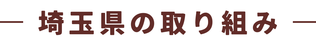 埼玉県の取り組み